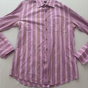 Paul Smith‎ Lavender and Gold Striped Shirt